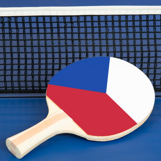 Raquette De Ping Pong Drapeau République tchèque (Insitu)