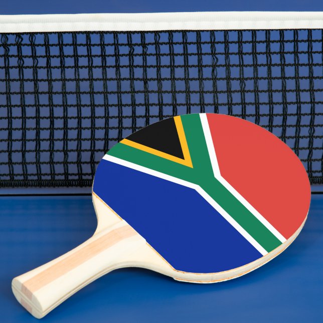 Raquette De Ping Pong drapeau sud-africain (Insitu)