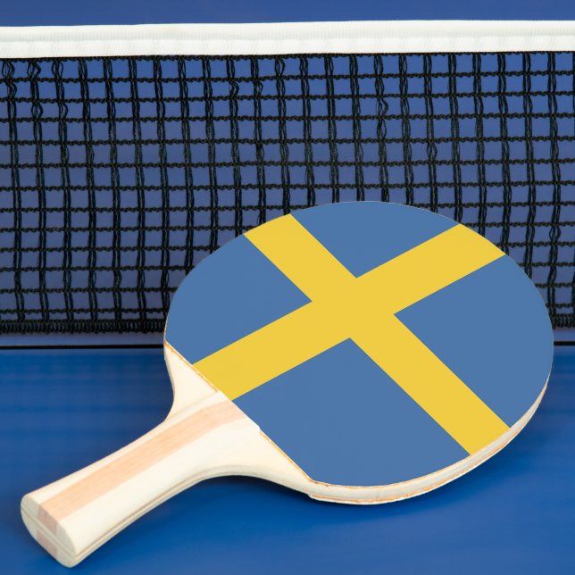 Raquette De Ping Pong Drapeau suédois (Insitu)