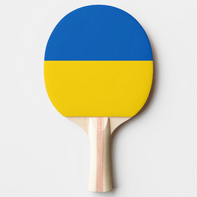 Raquette De Ping Pong Drapeau Ukraine (Devant)