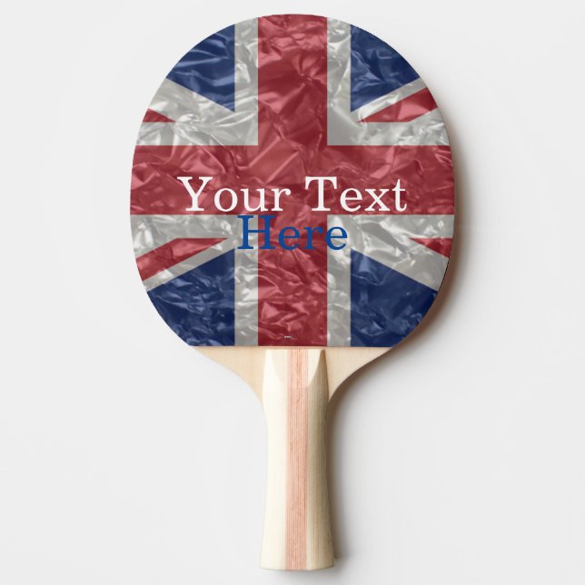 Raquette De Ping Pong Drapeau Union Jack - Crinké (Devant)