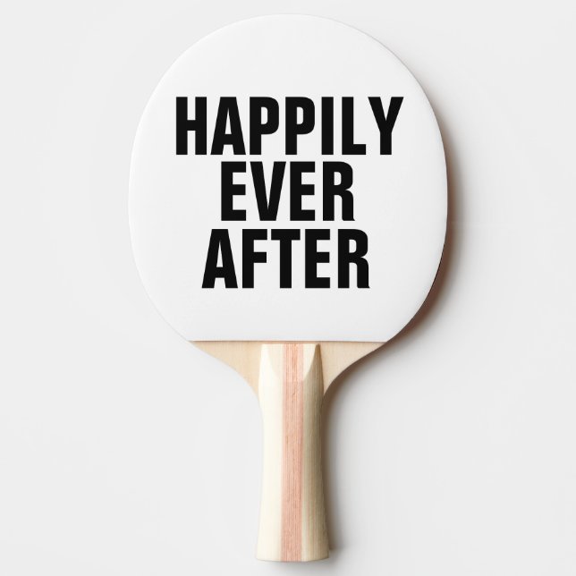 Raquette De Ping Pong Drôle cadeau Mariage Paddle (Devant)