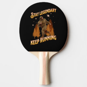 Raquette De Ping Pong Drôle de motivation de course de Bigfoot