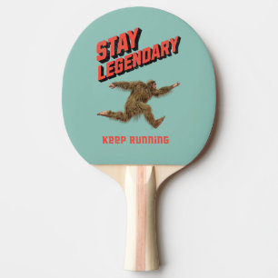 Raquette De Ping Pong Drôle de motivation de course de Bigfoot