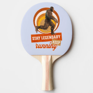 Raquette De Ping Pong Drôle de motivation de course de Bigfoot