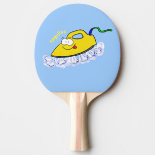 Raquette De Ping Pong Drôle dessin animé linge de fer