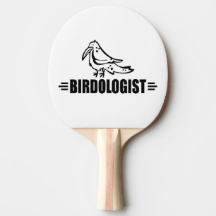 Raquette De Ping Pong Drôle J'aime les oiseaux