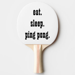 Raquette De Ping Pong Drôle manger ping pong de sommeil