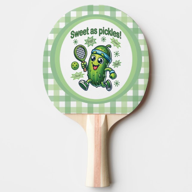 Raquette De Ping Pong Drôle mignon sucré comme chatons Pickleball (Devant)
