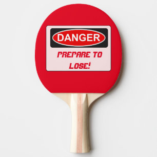 Raquette De Ping Pong Drôle Ping Paddle - Préparez-Vous À Perdre