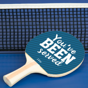 Raquette De Ping Pong Drôle Vous avez été servi Monogramme