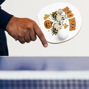 Raquette De Ping Pong Drôles d'abeilles fantômes drôles abeilles Hallowe