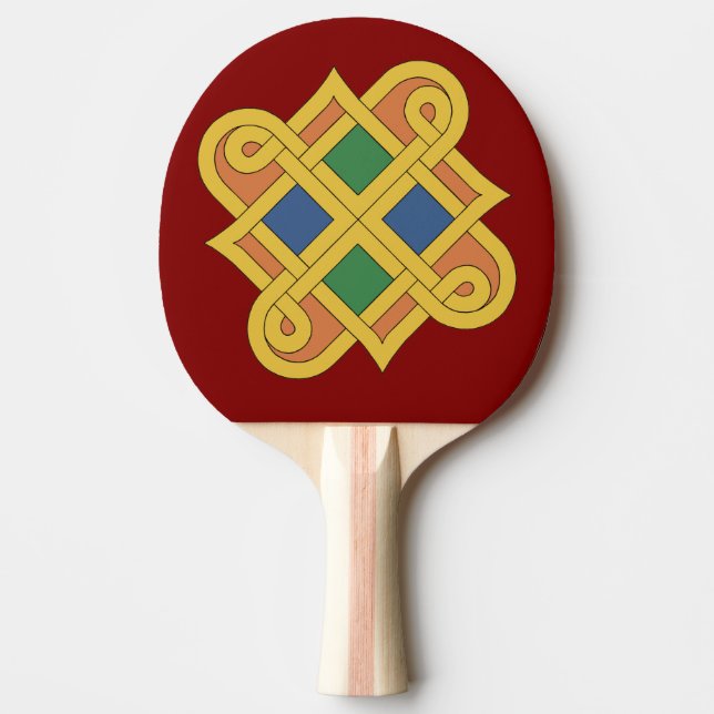Raquette De Ping Pong Durrow Knotwork 2016 (Devant)