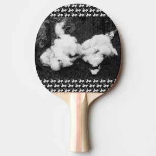 Raquette De Ping Pong duveteux vers le bas