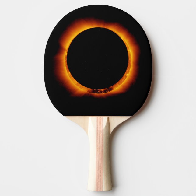 Raquette De Ping Pong Éclipse solaire quasi totale (Devant)