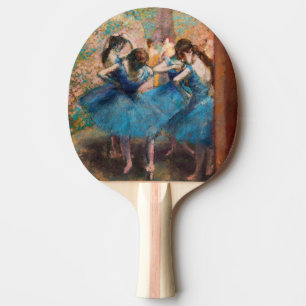 Raquette De Ping Pong Edgar Degas - Danseuses en bleu