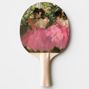 Raquette De Ping Pong Edgar Degas - Danseuses en rose