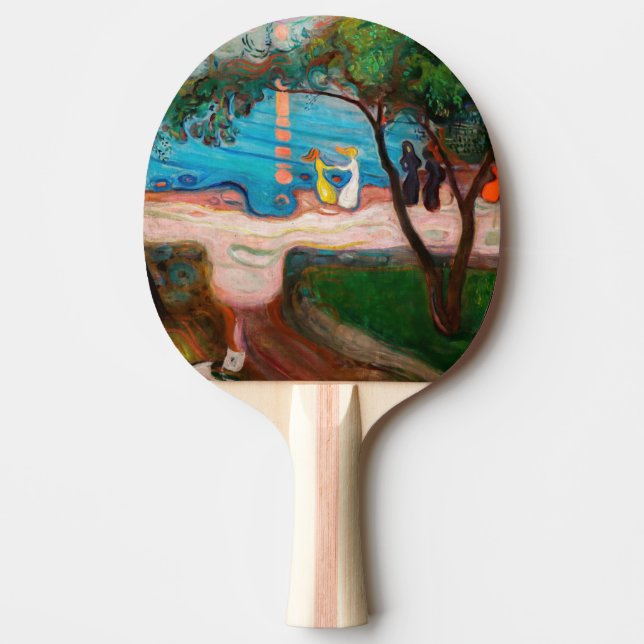 Raquette De Ping Pong Edvard Munch - Danse sur la plage (Devant)