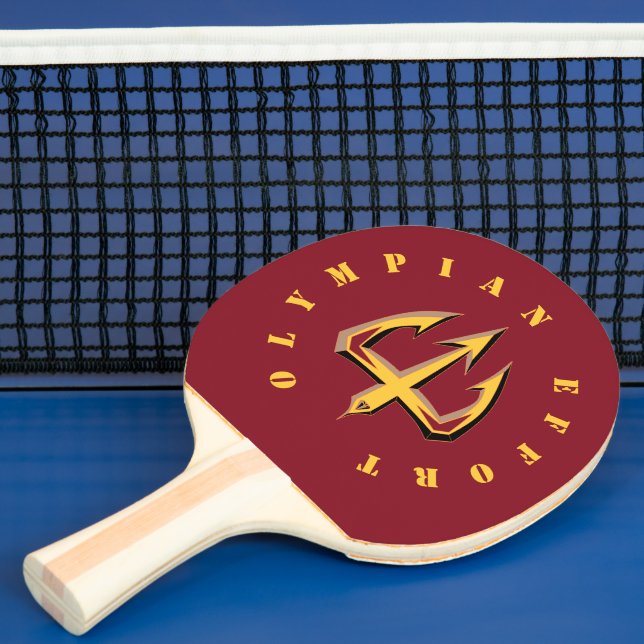 Raquette De Ping Pong "Effort olympique" Ping Pong Paddle (Insitu)