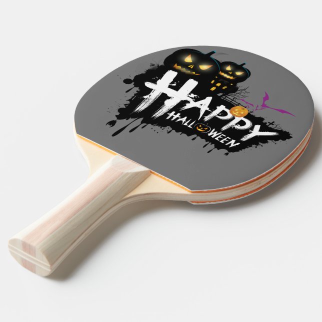 Raquette De Ping Pong Éffrayant Smash : Halloween Edition Ping Pong Padd (Devant Angle)