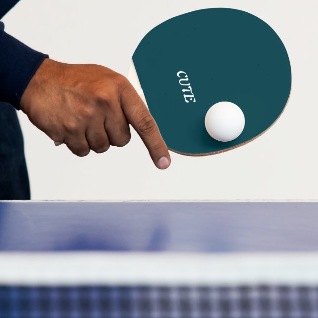 Raquette De Ping Pong Elégant Chic Blue Turquoise (Insitu)