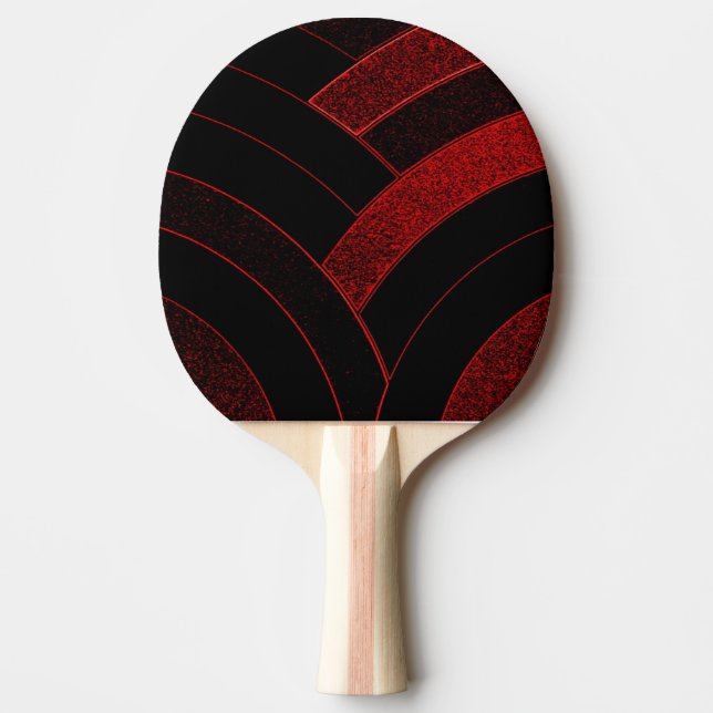 Raquette De Ping Pong élégant et moderne chevrons (Devant)