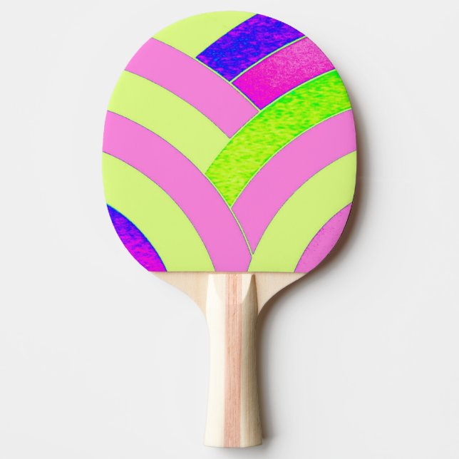 Raquette De Ping Pong élégant et moderne chevrons (Devant)