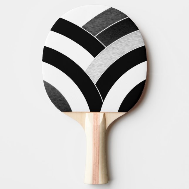 Raquette De Ping Pong élégant et moderne chevrons (Devant)