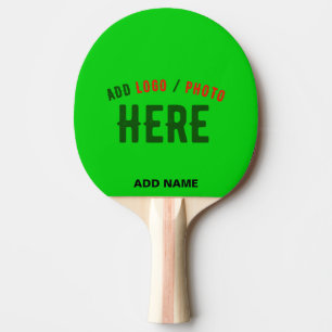 RAQUETTE DE PING PONG ÉLÉGANT MODERNE PERSONNALISÉ LIME VERT VÉRIFIÉ MAR
