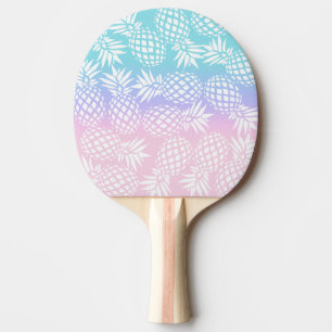 Raquette De Ping Pong Élégant Motif d'ananas à dégradé de Girls