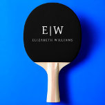 Raquette De Ping Pong Élégant professionnel simple Monogramme minimalist<br><div class="desc">Découvrez notre Elegant Professional Simple Monogram Minimalist Collection : Elevez votre style avec une sophistication intemporelle et une élégance sobre. Réalisée avec une attention minutieuse aux détails, cette collection présente des designs minimalistes ornés de votre monogramme personnalisé. Chaque pièce respire le professionnalisme et le raffinement, parfait pour faire une impression...</div>