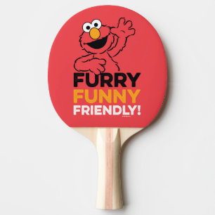 Raquette De Ping Pong Elmo Furry Amical