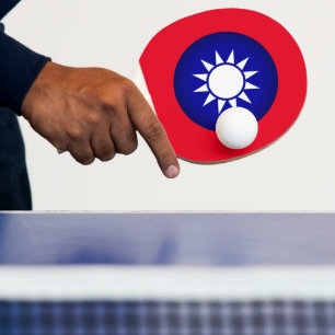 Raquette De Ping Pong Emblème national de Taïwan