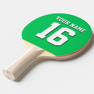 Raquette De Ping Pong Emerald Green Sports Jersey Team Jersey