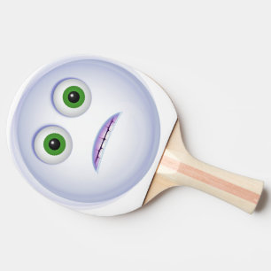 Raquette De Ping Pong Emoji - Visage drôle