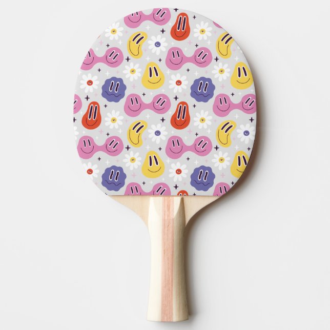 Raquette De Ping Pong Emojis- Happy faces - Daisy (Devant)