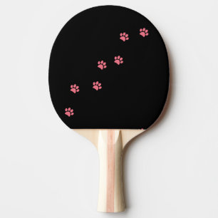 Raquette De Ping Pong Empreintes de pattes