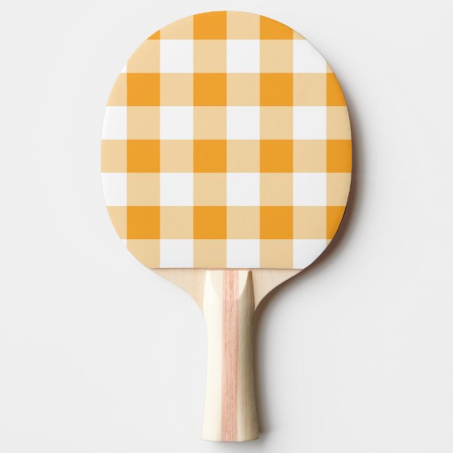 Raquette De Ping Pong en vichy Motif (Devant)
