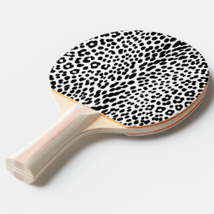 Raquette De Ping Pong Énergie de Léopard Sauvage – Mode audacieuse à mot