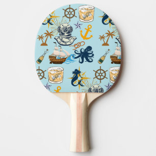 Raquette De Ping Pong Enterrement de vie de garçon marin