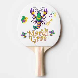 Raquette De Ping Pong Épis Fleur de lis Mardi Gras
