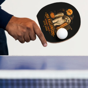 Raquette De Ping Pong Épouvantable 250 Halloween Shih Tzu Patriotique 17