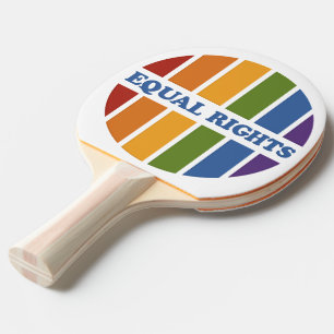 Raquette De Ping Pong Equal Rights personnalisé monogramme ping pong pad