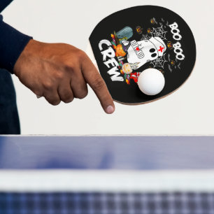 Raquette De Ping Pong Équipage Boo Boo infirmière fantôme Halloween effr