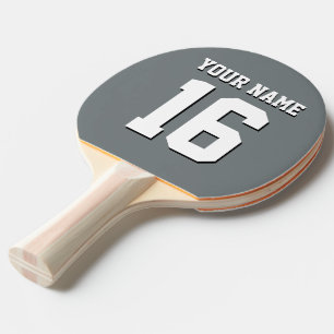 Raquette De Ping Pong Équipe de Jersey Charcoal Grey Sports