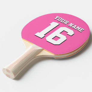 Raquette De Ping Pong Équipe sportive Hot Pink Jersey