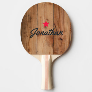 Raquette De Ping Pong Érable Ébauche Vintage Star Signature