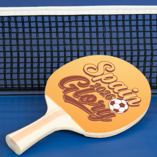 Raquette De Ping Pong Espagne 2026 Gloire Vintage Paddle de Ping Pong de