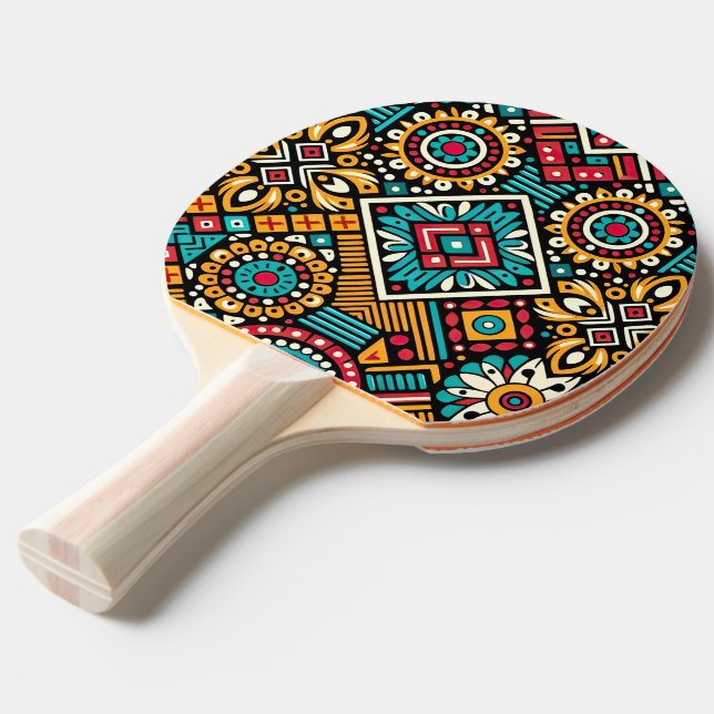 Raquette De Ping Pong Essence Africana Vibrance (Devant Angle)