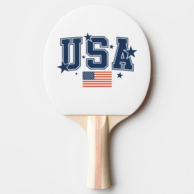 Raquette De Ping Pong États-Unis (Devant)